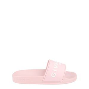 Givenchy Logo Signature Slides Pink Womens